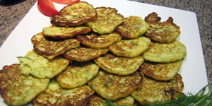 Photo de la Recette: Petites Crêpes aux Courgettes