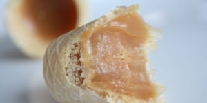 Photo de la Recette: PETITS CORNETS AU SUCRE À LA CRÈME