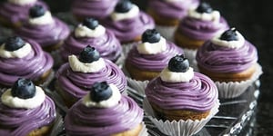 Photo de la Recette: PETITS GÂTEAUX EXPLOSION DE BLEUETS