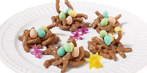 Photo de la Recette: Petits Nids de Chocolat