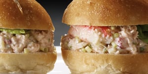 Photo de la Recette: Petits Pains Farcis au Crabe