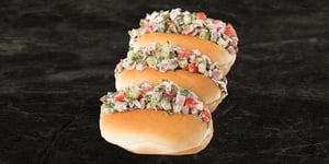 Petits Pains Fourrés à la Salade de Jambon