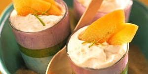 Petits Pots de Crème au Melon, Gingembre et Rhum