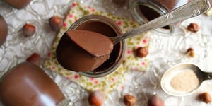 Photo de la Recette: Petits Pots de Crème Chocolat-Noisette {vegan}