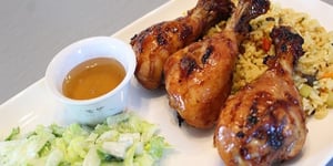 Pilons de Poulet au Miel et au Gingembre (B.B.Q.)