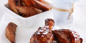 Photo de la Recette: Pilons de Poulet Bbq avec Patates Douces