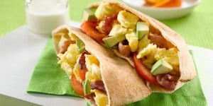 Photo de la Recette: Pita Déjeuner