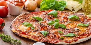 Photo de la Recette: Pizza à la Pancetta