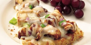 Pizza au Poulet Grillée sur le Barbecue
