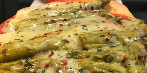 Photo de la Recette: Pizza aux Asperges