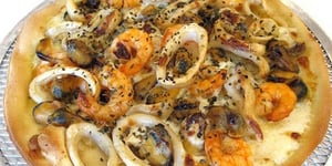 Photo de la Recette: Pizza aux Fruits de Mer