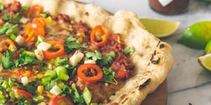 Photo de la Recette: PIZZA MEXICAINE
