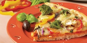 Photo de la Recette: Pizza Primavera aux Trois Fromages