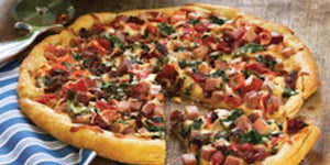 Photo de la Recette: PIZZA RUSTIQUE