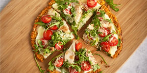 Pizza sur Croûte de Patate Douce