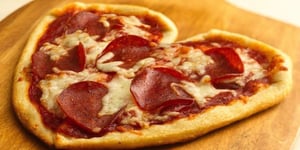 Photo de la Recette: Pizzas de la Saint-Valentin