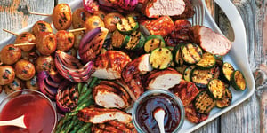 Photo de la Recette: PLATEAU DE GRILLADES VARIÉES