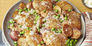 Poêlée de Poulet à L'ail à la Toscane