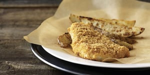 Photo de la Recette: Poisson et Frites au Four