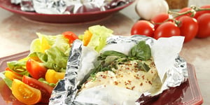 Photo de la Recette: Poitrine de Poulet aux Fines Herbes en Papillote