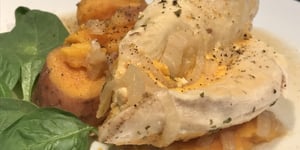 Poitrine de Poulet Farci au Fromage à L'autocuiseur