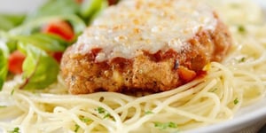 Photo de la Recette: Poitrines de Poulet à L'italienne