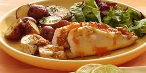 Photo de la Recette: Poitrines de Poulet aux Abricots