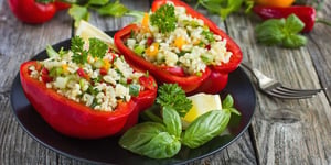 Photo de la Recette: Poivron Farci au Taboulé