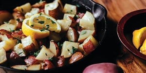 Photo de la Recette: Pommes de Terre au Citron à la Grecque