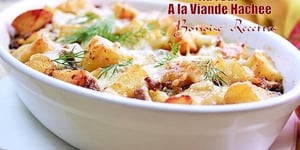 Pommes de Terre au four a la Viande Hachée