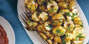 Photo de la Recette: Pommes de Terre Grelots au Beurre Noisette et aux Herbes