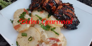 Pommes de Terre Grillées au Fromage avec Bacon