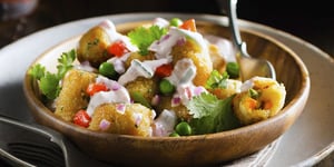 Photo de la Recette: Pommes de Terre Râpées et Frites Tandoori Crémeuses