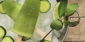 Photo de la Recette: Popsicle Margarita au Melon Miel et Concombre