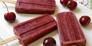 Popsicles ou Esquimaux Cerises et Fraises