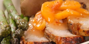 Photo de la Recette: Porc aux Pêches