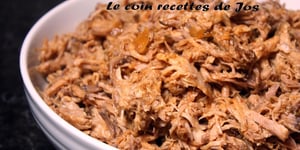 PORC EFFILOCHÉ À LA MIJOTEUSE