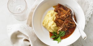 Porc Effiloché et Polenta Crémeuse
