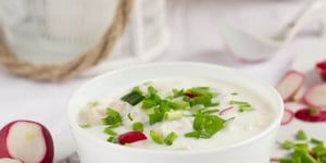 Photo de la Recette: Potage aux Radis Nouveaux
