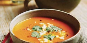 Photo de la Recette: Potage de Légumes D’automne et Pommes Rôtis