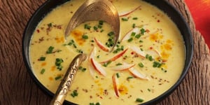 Potage Topinambour-Panais à L'indienne