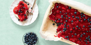 Photo de la Recette: Pouding au Fromage au Chocolat et aux Petits Fruits