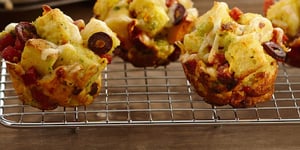 Photo de la Recette: Pouding au Pain à la Pizza