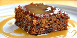 Photo de la Recette: Pouding aux Dattes Sauce au Caramel