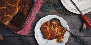 Photo de la Recette: Pouding Chômeur au Lait à L’érable