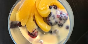 Pouding Vanille, Flocons D'avoine et Petits Fruits en Verrine