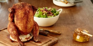 Photo de la Recette: POULET À LA BIÈRE CUIT AU BBQ OU AU FOUR