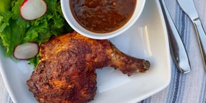 Poulet à la Portugaise en Crapaudine