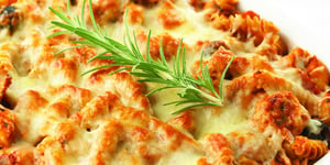 Photo de la Recette: Poulet au Four et Pâtes au Romarin