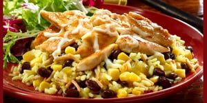 Poulet au Fromage et aux Haricots Noirs